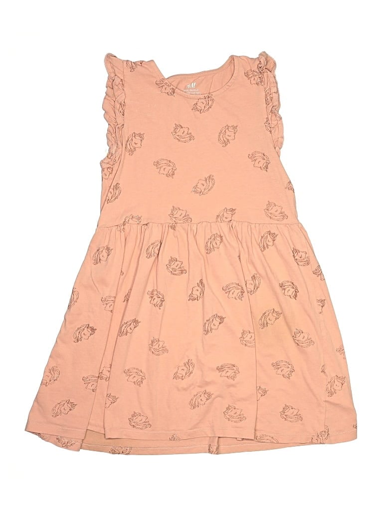 Pre-owned H&m Kids' Dress In Orange