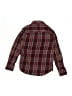 Lands' End 100% Cotton Plaid Burgundy Long Sleeve Button-Down Shirt Size 5 - 6 - photo 2
