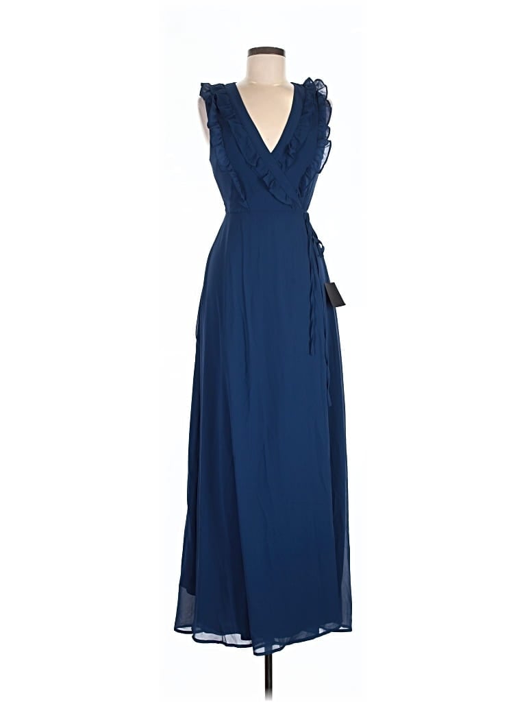 Pre-owned Lulus Cocktail Dress In Blue