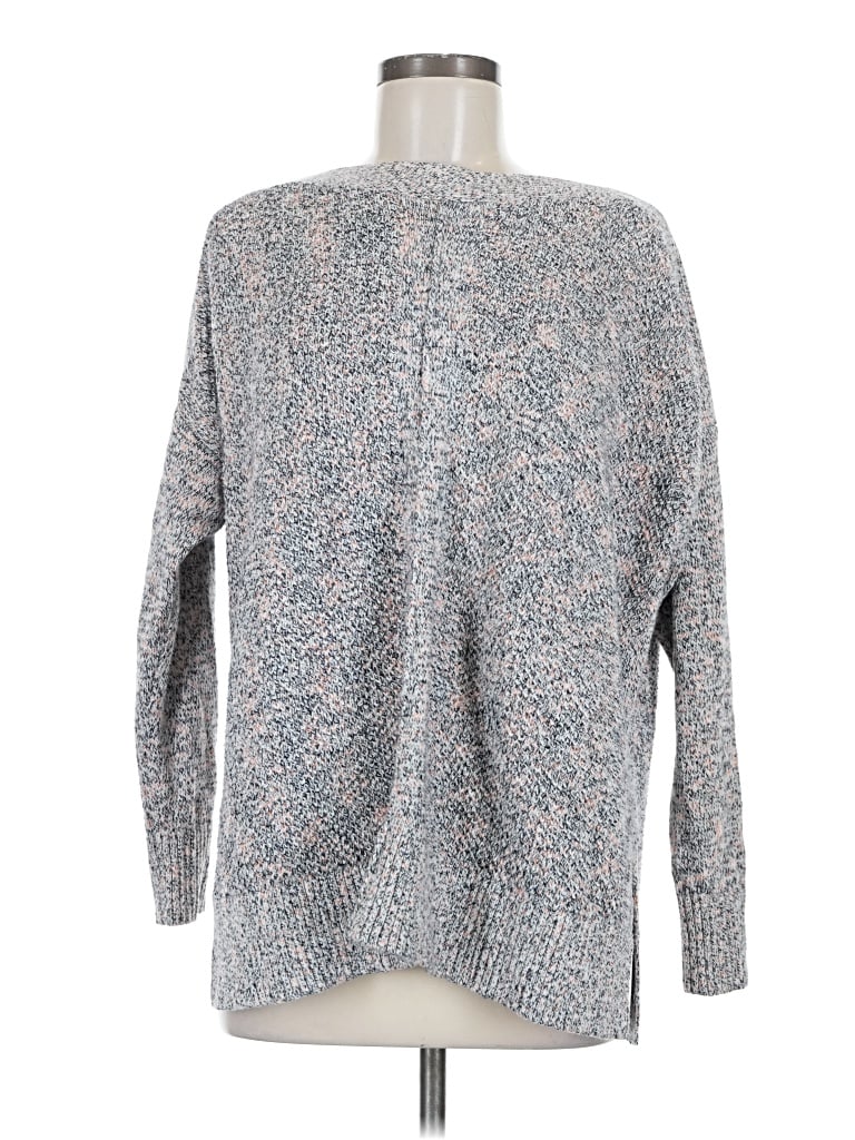 Pre-owned Ann Taylor Loft Pullover Sweater In Gray