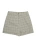 Zara 100% Polyester Houndstooth Gray Shorts Size M - photo 2