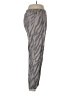 Monrow 100% Cotton Animal Print Gray Casual Pants Size L - photo 4