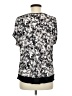 H By Halston Gray Short Sleeve Blouse Size M - photo 2