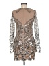 Endless Rose 100% Polyester Silver Cocktail Dress Size M - photo 2