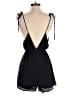 Open Edit Solid Black Romper Size XS - photo 2