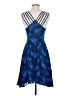 Maple Tropical Blue Cocktail Dress Size 4 - photo 2