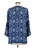 Sami & JO 100% Polyester Blue 3/4 Sleeve Blouse Size M - photo 2
