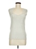 Elie Tahari Gray Ivory Sleeveless Top Size M - photo 1