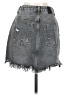 ONETEASPOON 100% Cotton Gray Denim Skirt Size 27 waist - photo 2