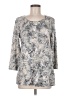 Rose + Olive Gray 3/4 Sleeve Top Size M - photo 1