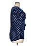 French Laundry Polka Dots Blue Short Sleeve Top Size XL - photo 4