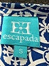 Escapada 100% Rayon Print Blue Casual Dress Size S - photo 7
