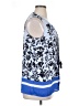 Tommy Hilfiger 100% Polyester Blue Sleeveless Blouse Size XL - photo 4