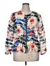 Ruby Rd. Print White Jacket Size 16 Petite - photo 1