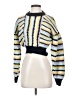 Zara Color Block Yellow Pullover Sweater Size S - photo 1