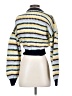 Zara Color Block Yellow Pullover Sweater Size S - photo 2