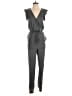 Mustard Seed Metallic Gray Jumpsuit Size S - photo 1
