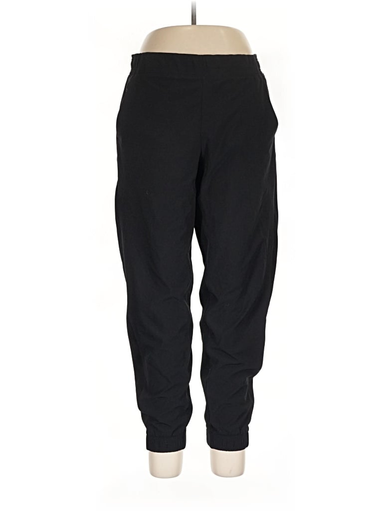 Pre-owned Athleta Track Pants In Black