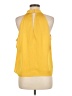 Express 100% Polyester Yellow Sleeveless Blouse Size M - photo 2