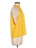 Express 100% Polyester Yellow Sleeveless Blouse Size M - photo 4