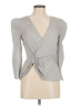 Sugar Lips Gray 3/4 Sleeve Blouse Size M - photo 1