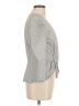 Sugar Lips Gray 3/4 Sleeve Blouse Size M - photo 4