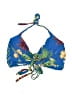 Hibiscus Collection 100% Rayon Tropical Blue Swimsuit Top Size 2 (estimated) - photo 2