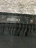 Millau Solid Black Casual Skirt Size S - photo 4