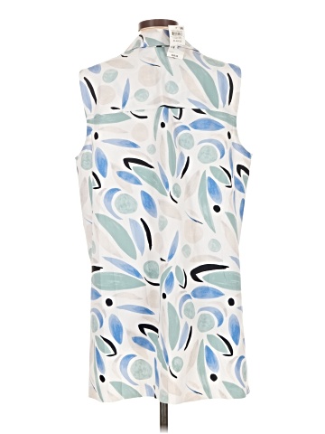 Alfani Sleeveless Button-Down Shirt (view 2)