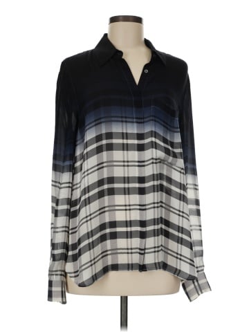 Haute Hippie Long Sleeve Silk Top (view 1)