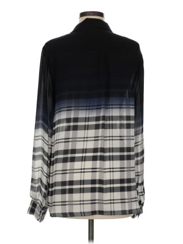 Haute Hippie Long Sleeve Silk Top (view 2)
