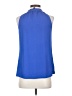 J.Crew 100% Polyester Blue Sleeveless Blouse Size 0 - photo 2