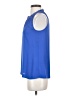 J.Crew 100% Polyester Blue Sleeveless Blouse Size 0 - photo 5