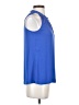 J.Crew 100% Polyester Blue Sleeveless Blouse Size 0 - photo 4