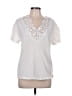 Sheilay Ivory Short Sleeve Top Size L - photo 1
