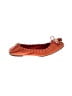 Tory Burch 100% Leather Orange Flats Size 9 - photo 1