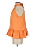 Fab'rik 100% Polyester Orange Sleeveless Blouse Size S - photo 5