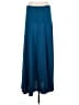 Soft Surroundings Solid Teal Casual Skirt Size XS (tall) - photo 1
