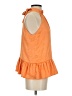 Fab'rik 100% Polyester Orange Sleeveless Blouse Size S - photo 4