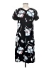 A New Day 100% Polyester Print Black Casual Dress Size XS - photo 2