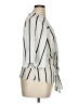 True Destiny 100% Polyester Stripes Ivory 3/4 Sleeve Blouse Size XL - photo 4