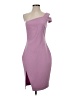 Likely Solid Purple Cocktail Dress Size 4 - photo 1