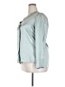 Carlisle 100% Silk Teal Long Sleeve Silk Top Size 16 - photo 5