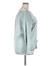 Carlisle 100% Silk Teal Long Sleeve Silk Top Size 16 - photo 4