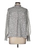 Ann Taylor Animal Print Gray Long Sleeve Blouse Size M - photo 1