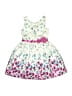 Dressed Up by Gymboree 100% Polyester Floral Ivory Dress Size 5 - photo 1