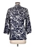 Foxcroft 100% Cotton Blue 3/4 Sleeve Blouse Size 6 - photo 2