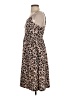 YATHON Animal Print Tan Casual Dress Size S - photo 5