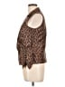 Sag Harbor Animal Print Brown Sleeveless Blouse Size 10 - photo 5