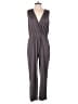 Dex Solid Gray Jumpsuit Size M - photo 1
